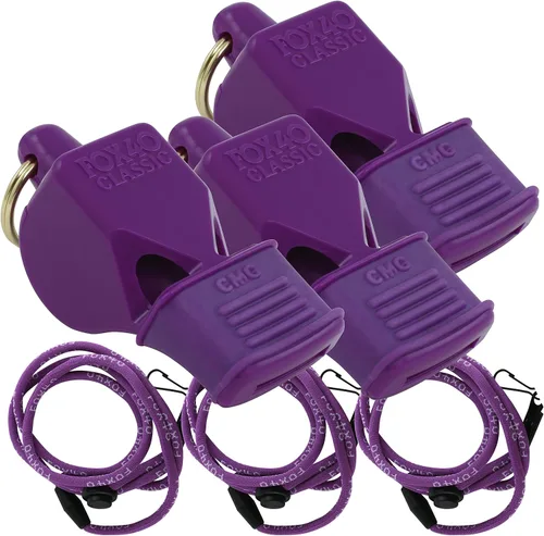 Vista 5 de Fox 40 Paquete de 3 cordones clásicos CMG con cordón separable
