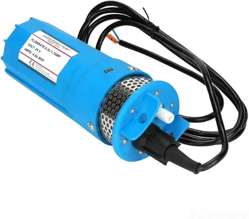 Vista 4 de Bomba sumergible de pozo profundo de 12 V, 24 V, 220 V, 6 L/min, elevación = 229.7 ft, para paneles de energía solar, pequeñas mini bombas