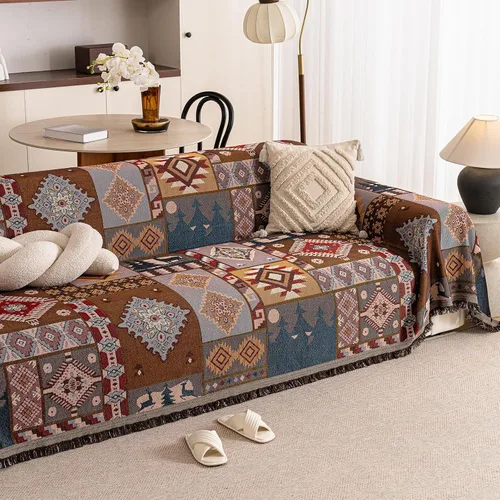 Vista 58 de STACYPIK Jacqurad - Fundas de sofá reversibles y duraderas para mascotas, fundas de sofá geométricas con orejas de trigo, protector de muebles gris