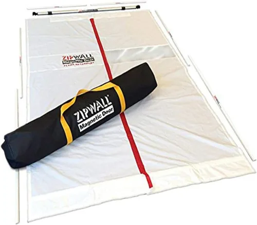 Vista 3 de ZipWall MDK - Kit de puerta magnética para barrera contra el polvo