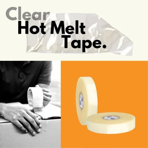 Vista 2 de Máquina Longitud Embalaje Cinta Hotmelt 2" X 1000 yards, 1.7 mil 12 rollos