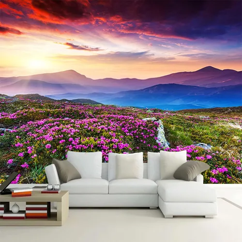 Vista 24 de Papel tapiz 3D de gaviota de playa, papel tapiz de globo de aire caliente de coco, murales panorámicos extraíbles, adecuado para decoración