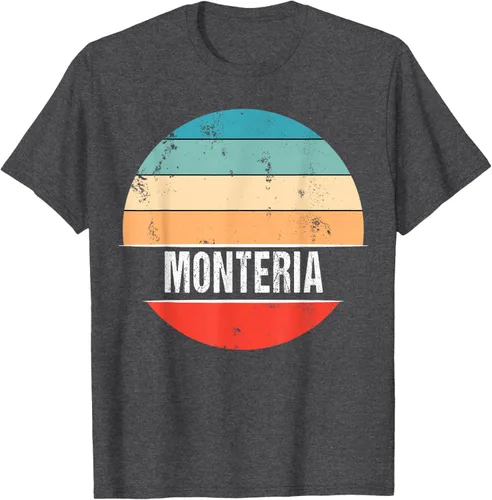 Vista 22 de Camiseta Montería Colombia City Trip, Negro