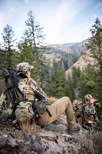 Vista 5 de First Lite Mens Obsidian Merino Wool Pant - Versatile Camo Hunting Pants