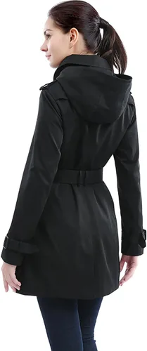 Vista 5 de BGSD Madison - Gabardina impermeable con capucha para mujer
