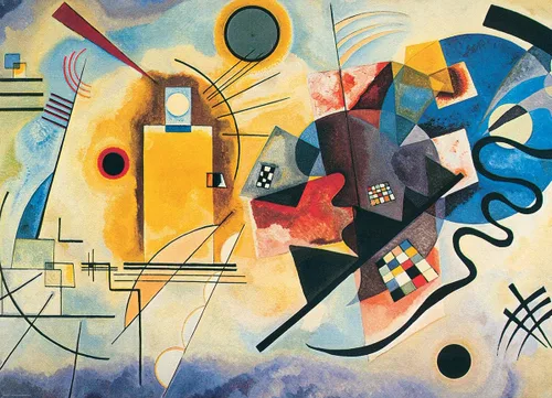 Vista 2 de EuroGraphics Gelb Rot Blau by Kandinsky - Rompecabezas de 1000 piezas
