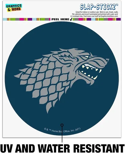 Vista 2 de Juego de Tronos Stark Sigil Automotive Car Window Locker - Adhesivo para parachoques
