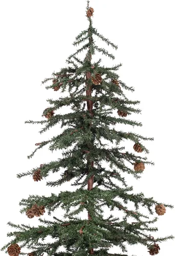 Vista 7 de vickerman Carmel árbol de Pino con conos de pino y 294 Base de PVC en Burlap., Plástico, Sin iluminar, 42