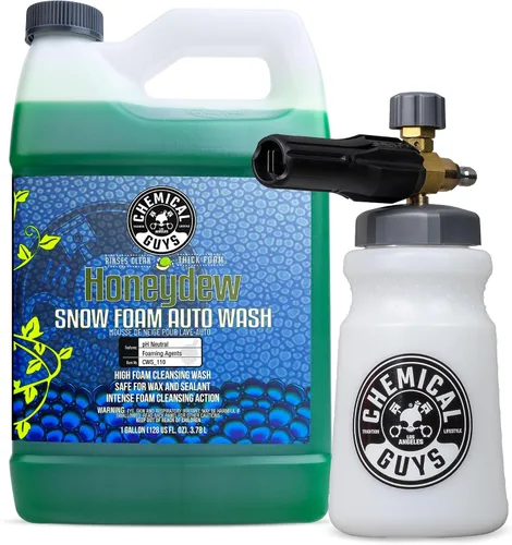 Vista 10 de Chemical Guys, Adjustable Foam Cannon for Pressure Washers, 32 oz