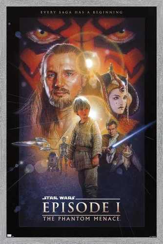 Vista 14 de Trends International Star Wars: The Phantom Menace - Póster de pared de una hoja (sin bloque de facturación), 34 pulgadas de largo x 22.4 pulgadas