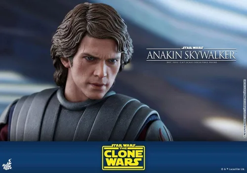 Vista 8 de Hot Toys 1:6 Anakin Skywalker - Star Wars: The Clone Wars, multicolor