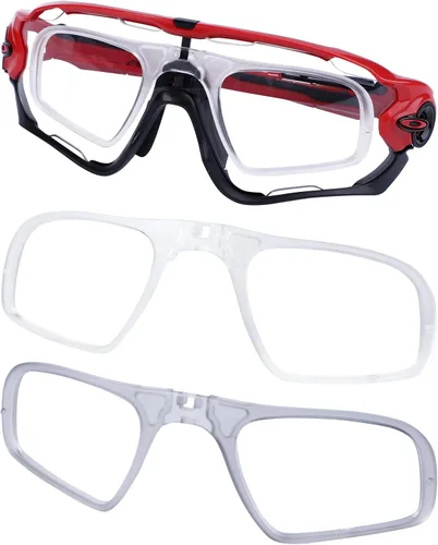 Vista 6 de Vonxyz Lentes Accesorios de repuesto para Oakley Jaw-breaker OO9290 Sunglass - Múltiples opciones, Portador de lentes recetados Clear Rx