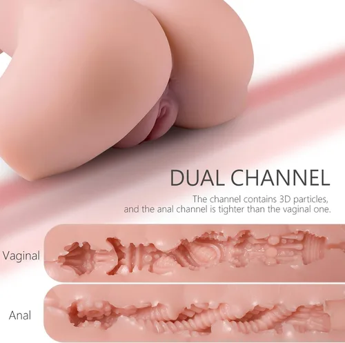 Vista 5 de Juguetes sexuales de 7 libras para hombres, masturbador masculino vibrador, muñeca sexual con 7 modos, coño automático de bolsillo para hombres