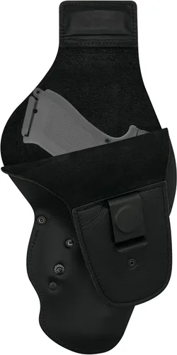 Vista 27 de Urban Carry LockLeather Funda G3 Holster - Diseño híbrido de cuero/polímero para ocultación óptima Disponible en tamaños Cadete, Trooper, Teniente