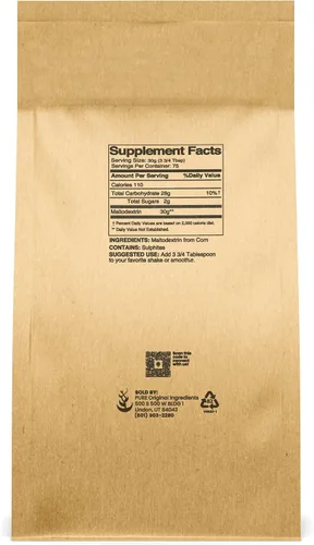 Vista 3 de PURE ORIGINAL INGREDIENTS Paquete de maltodextrina y carbonato de calcio, 5 libras cada uno, conservantes de alimentos, grado alimenticio
