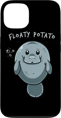 Vista 7 de Flaoty Potato Manatee Funny Manati Manatee Chubby Mermaid Case for iPhone 17