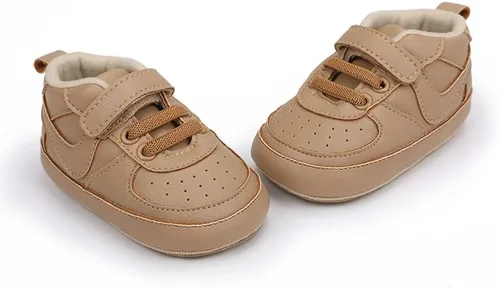 Vista 5 de Clowora Unsex - Zapatos de bebé para niños y niñas, tenis antideslizantes con suela de goma suave, zapatos ligeros