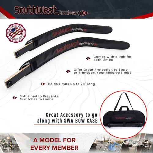 Vista 6 de Universal Takedown - Kit de accesorios de arco recurvo – Duraderos y profesionales accesorios de tiro con arco – Juego completo de tiro con arco