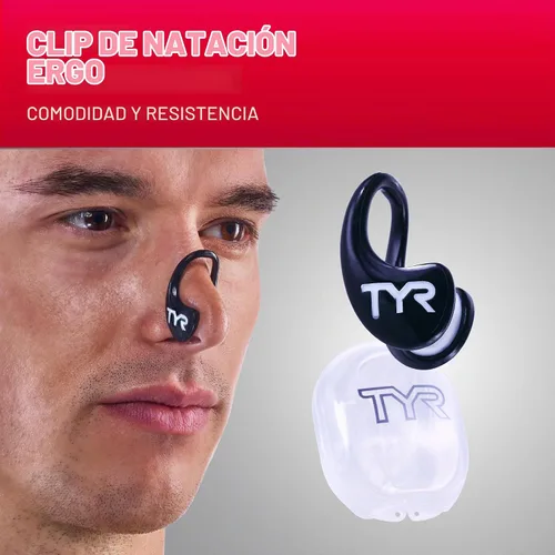 Vista 2 de TYR, pinza de natación Ergo