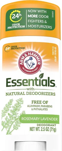 Vista 2 de Arm & Hammer Essentials, desodorante natural, Fresco, 2.5 onzas, paquete de 2