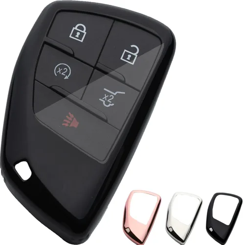 Vista 11 de Funda para llavero compatible con GMC para Chevrolet para Chevy para Buick para llave inteligente Cadillac