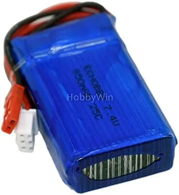 Vista 8 de 7.4V 2S 850mAh 25C LiPO Batería JST Plug para FPV Drone RC Modelo Avión Helicóptero