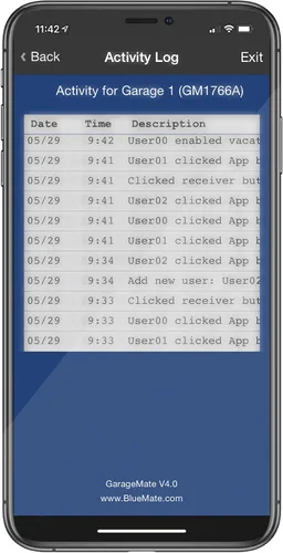 Vista 8 de Abre tu garaje con tus iPhones, Android o Apple Watch. Fácil configuración. Seguro. Bluetooth®4.0. Lee la descripción completamente antes
