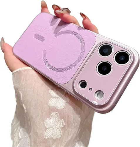 Vista 9 de Diseñada para iPhone, funda magnética de piel, compatible con carga inalámbrica MagSafe (iPhone 11, negro)