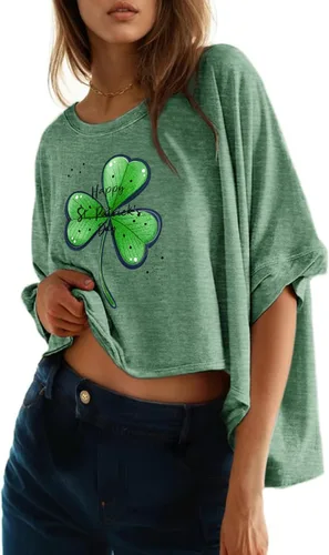 Vista 26 de Dokotoo -Camisetas de verano para mujer, color liso, holgadas, de gran tamaño, básicas