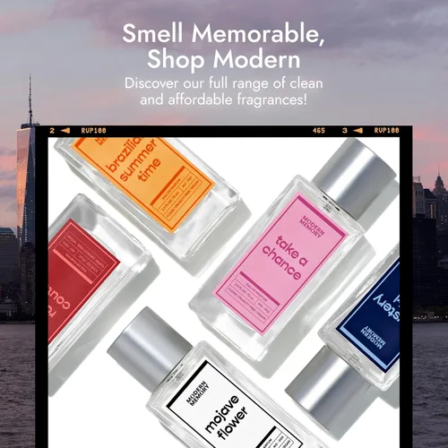 Vista 9 de Modern Memory All of Her Eau de Parfum para mujer, 2.5 onzas líquidas, notas de frambuesa roja, jazmín y ámbar