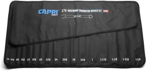 Vista 9 de Capri Tools Bolsa enrollable para llaves con bolsillos estándar