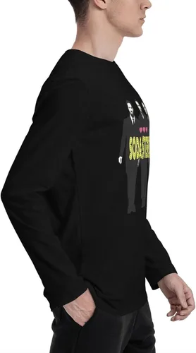 Vista 3 de Soda Music And Stereo Men's T-Shirt Unisex Long Sleeve Pullover Tops Crewneck Graphic Sweatshirt Black