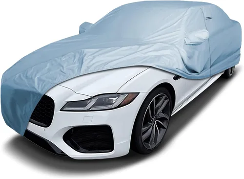 Vista 48 de iCarCover Funda de automóvil personalizada premium para Jaguar 420 1966-1969, resistente, impermeable, para todo tipo de clima, lluvia, nieve
