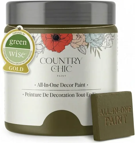 Vista 96 de Country Chic - Pintura a la tiza todo en uno para muebles y armarios, ecológica, acabado mate, con primer y sellador, para madera y metal, Alchemist