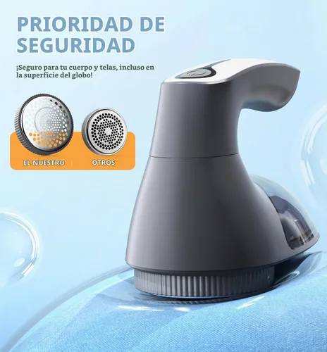 Vista 6 de POPCHOSE Afeitadora de tela, cuchillas de 6 hojas y cepillo electrostático Gris