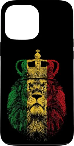 Vista 24 de Rasta Lion of Judah Rastafarian Reggae Ethiopian Lion Gift Case for iPhone 17