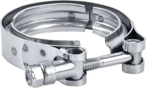 Vista 6 de EVIL ENERGY Abrazadera de banda V para kit de brida de acero inoxidable (1, 1.5")