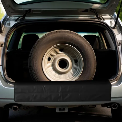 Vista 6 de Tinideya - Protector de parachoques trasero grande para autos, 36 x 25 pulgadas, protector de parachoques plegable, manta protectora para perros