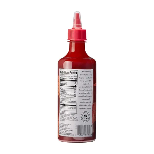 Vista 2 de Roland Foods Salsa picante de sriracha, comida importada especial, 17 onzas, paquete de 1