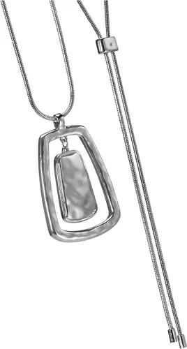 Vista 2 de NINE WEST Collar con colgante ajustable Silvertone para mujer 36 pulgadas de largo