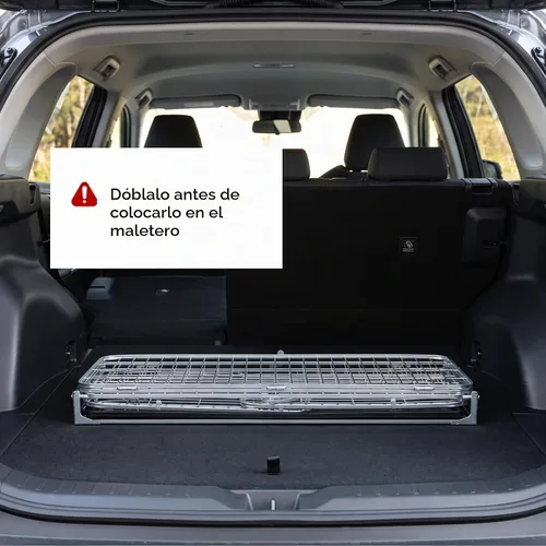 Vista 8 de ZOMISIA Jaula Plegable para Perros Pequeños - Perrera de Metal a Prueba de Escape de 30 Pulgadas con Doble Puerta, Jaula Plegable de Fácil Montaje
