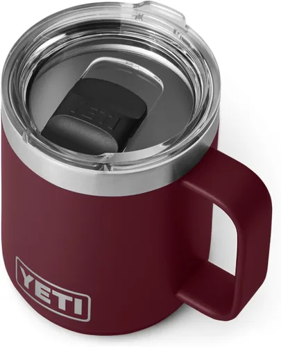 Vista 26 de YETI Rambler - Taza apilable de 10 onzas, aislada al vacío, acero inoxidable con tapa MagSlider, acero inoxidable