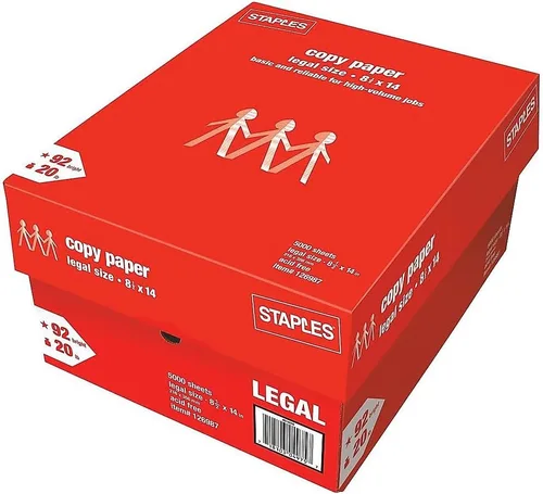 Vista 17 de Staples TRU RED - Papel para impresora de 8.5 x 11 pulgadas, diseñado para impresoras de alta velocidad, brillo 92, color blanco (500 hojas/resma)