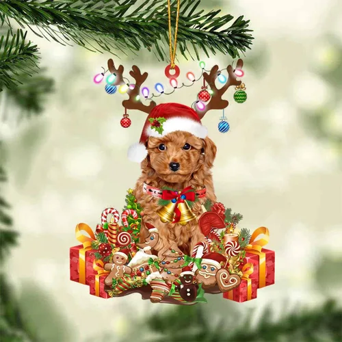 Vista 64 de Nazenti Adorno de Navidad personalizado de reno de Alaskan Malamute – Adorno de perro personalizado para amantes de las mascotas, acrílico plano