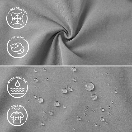 Vista 3 de Haimont Pantalones cortos deportivos para hombre de 5 pulgadas para gimnasio, deportes, entrenamiento activo con bolsillos, secado rápido