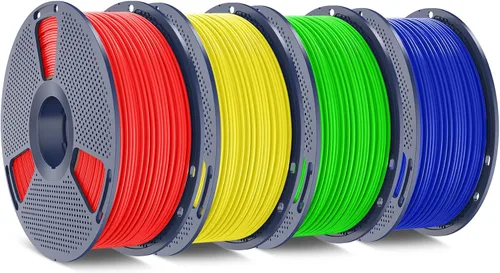 Vista 25 de SUNLU - Filamento ABS para impresora 3D de 1.75 mm, altamente resistente y duradero, resistencia al calor, excelente dureza, compatible con el 99%
