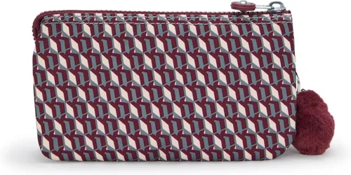 Vista 4 de Kipling Bolsa grande para mujer Creativity, kit de cosméticos versátil, organizador de viaje ligero Vino 3Dk