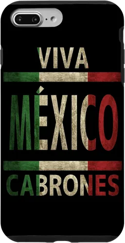 Vista 11 de Funda con bandera mexicana para iPhone 13 Viva México Cabrones