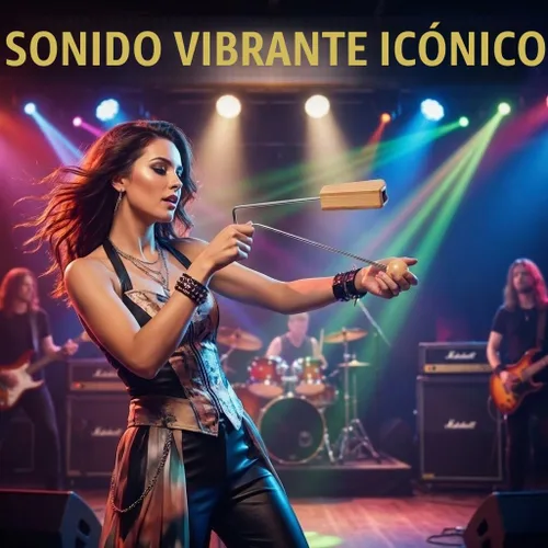Vista 3 de DOMG Instrumento de percusión Vibraslap, Vibra Slap