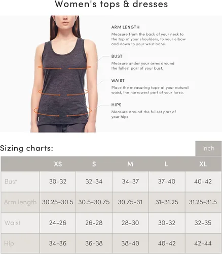 Vista 9 de Icebreaker Merino - Camiseta térmica para mujer talla estándar 175 para uso diario clima frío color negro talla S de EE UU